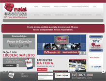 Tablet Screenshot of feirametalmecanica.com.br